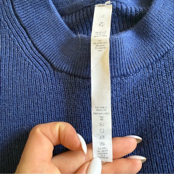 Lululemon Merino Wool Blend Ribbed Crewneck Sweater Size 10 - Picture 6 of 11